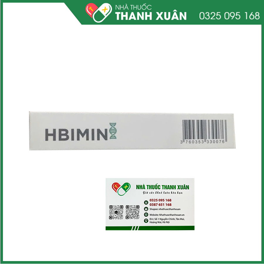 HBIMIN giúp tăng cường chức năng gan, tăng cường đề kháng cơ thể